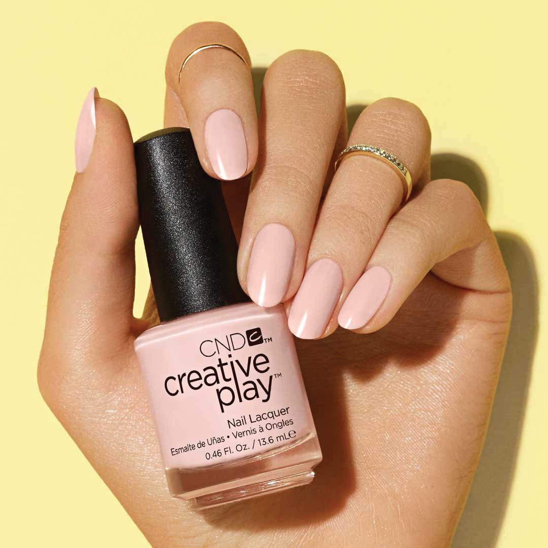 CNDWorld's tweet photo. This cotton candy pink will look sweet on any skin tone! | Shade shown: Candycade #CNDCreativePlay https://t.co/wpnnYcUKCY