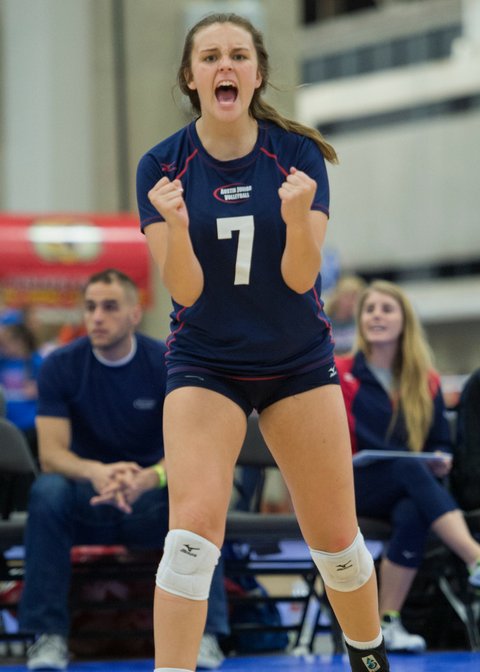 AustinJuniors's tweet image. Lindsey Ledyard (18 Miz, @TimberwolvesVB) has been named one of 150@PrepVolleyball High School All-Americans! What an honor!