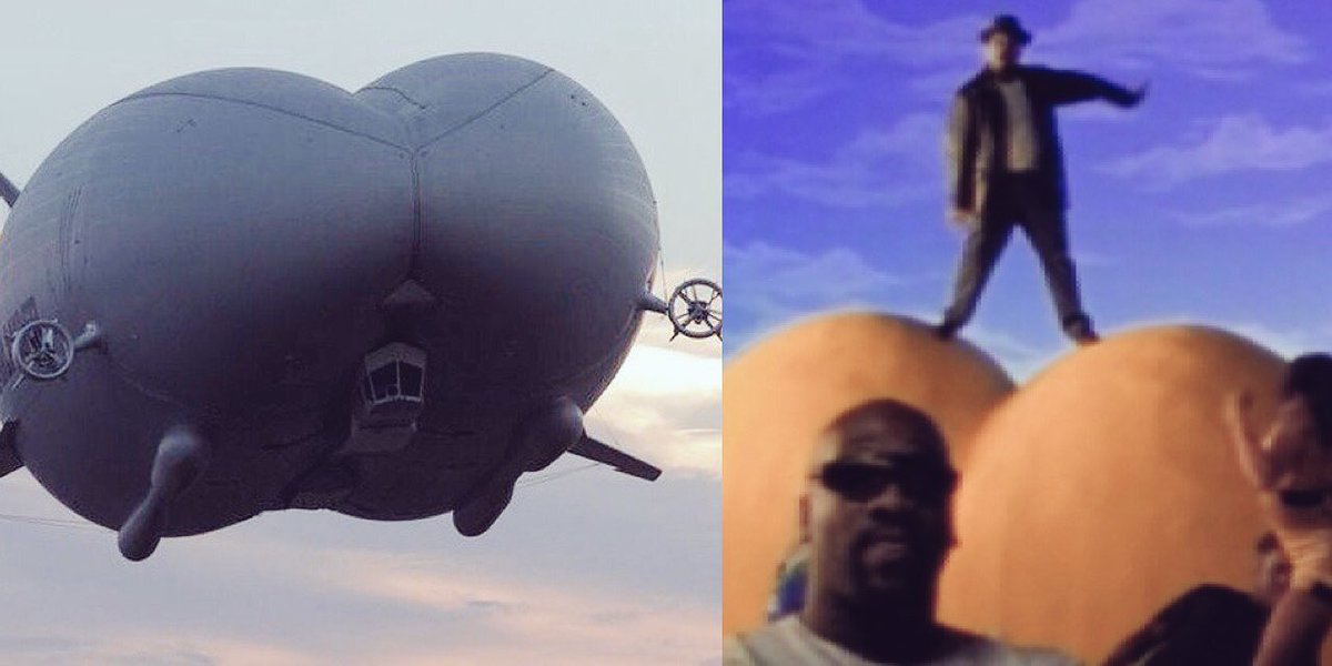 OmegaOmega's tweet image. I swear, every time I see this thing Sir Mix-a-Lot #earworm's its way in. #iLikeBigBlimpsandicannotlie