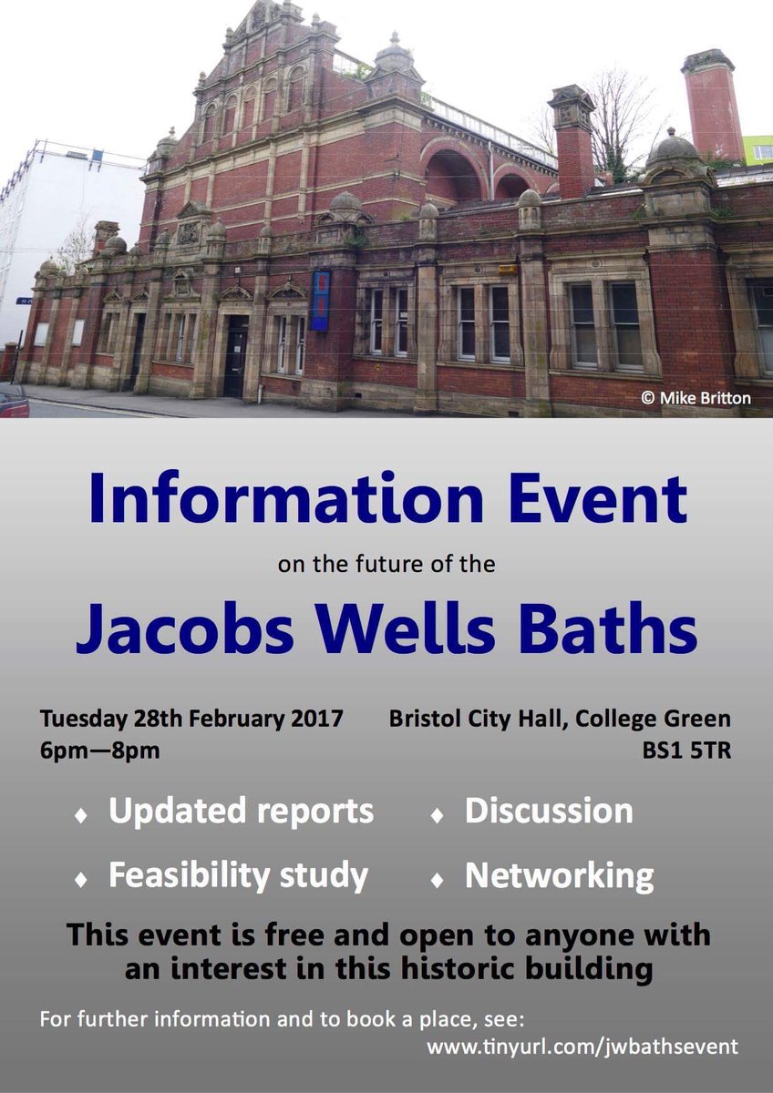 ArtspaceUK's tweet image. Join #information #event @JWBaths_Centre #report #discussion #feasibility #study #networking tinyurl.com/jwbathsevent help us #savethebaths