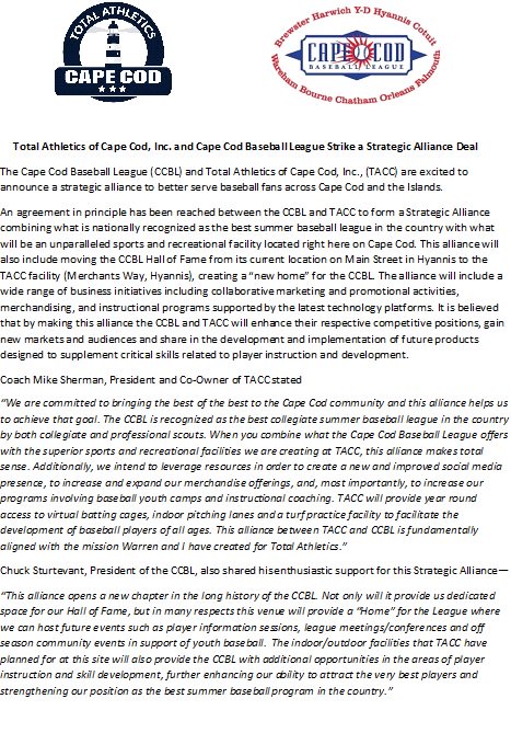 TACapeCod's tweet image. TACC and CCBL Strike a Strategic Alliance Deal

tacapecod.com/so/8LefnPKg