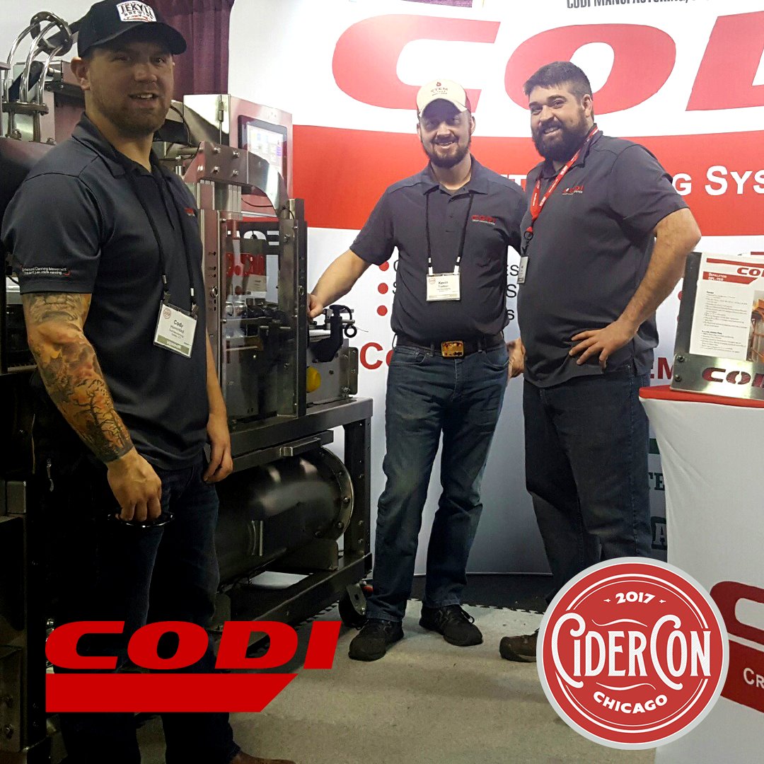 codimfg's tweet image. Thanks to everyone who came and visited us at #CiderCon!  @PickCider put on a great show! 
#cider #codicanningsystem #cidercans #codimfg