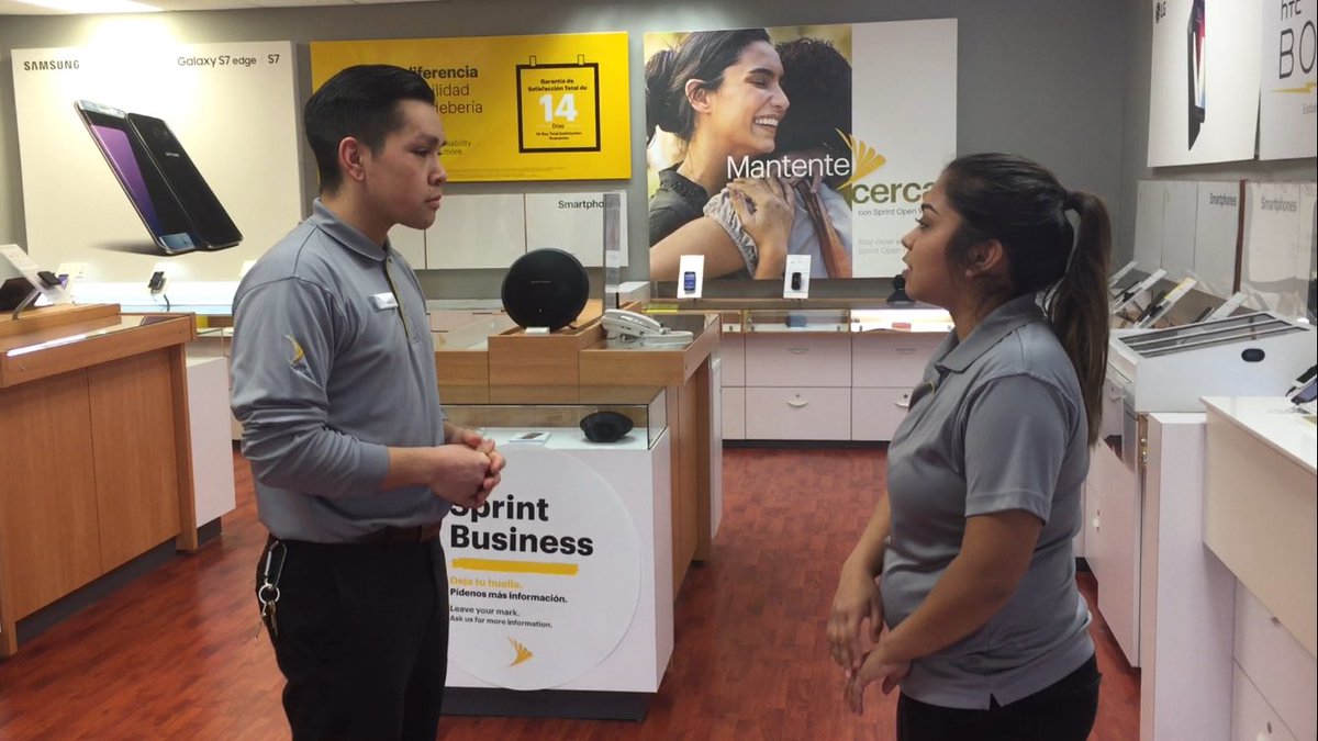 Role playing at Sprint by Experts Choice Escondido... #Pitching5LinesFor$90 #PracticeMakesPerfect #Sprint #BestValueInWireless #LTEPlus