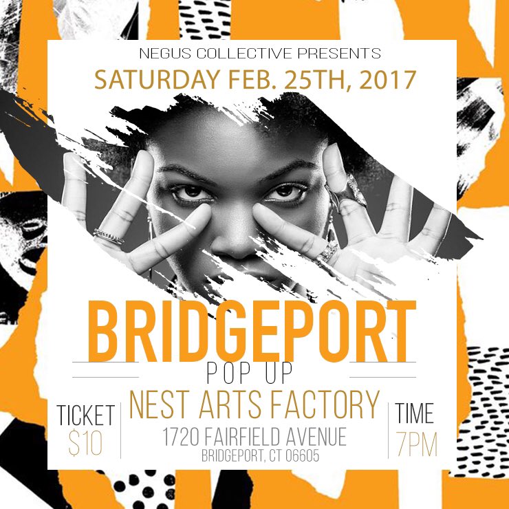 NegusCollective's tweet photo. Join us at the Negus Collective Pop Up + Gallery in Bridgeport 2.25.17 https://t.co/bJ0CcZX6eK
