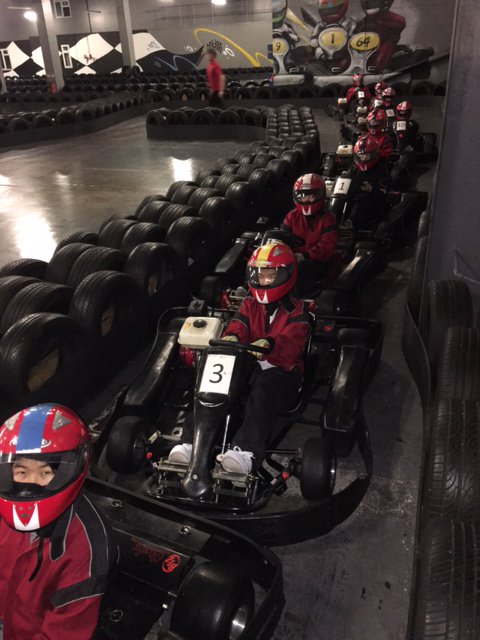 tettcoll_board's tweet photo. TC boarders getting ready for the green light #f1apprentice https://t.co/eZlONV9PD0