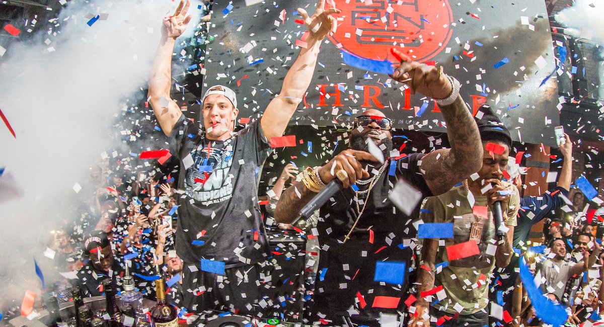 Rick Ross learned the hard way that partying with Gronk is a little intense: bit.ly/2kAlxRf