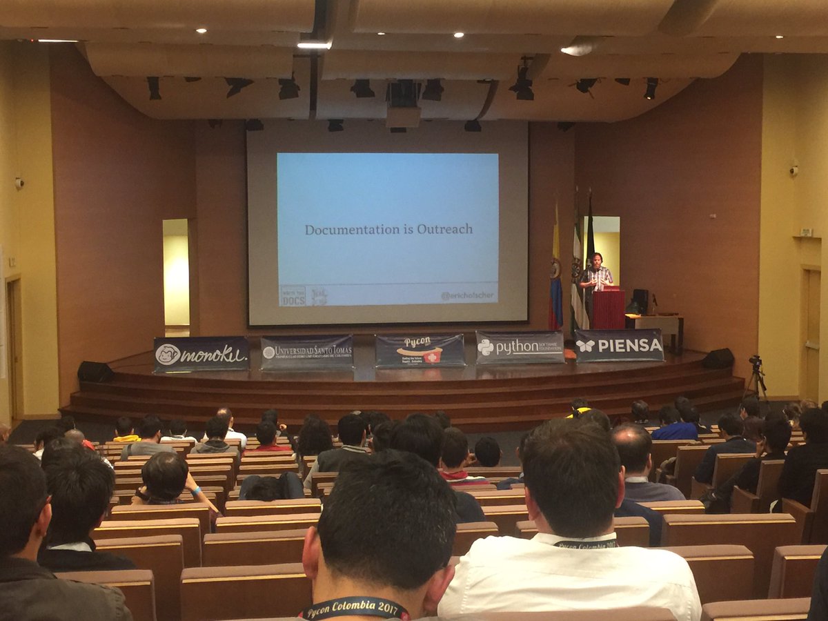 wbonett10's tweet image. Pycon 🇨🇴 #PyConCo2017 @pyconcolombia 👏🏼