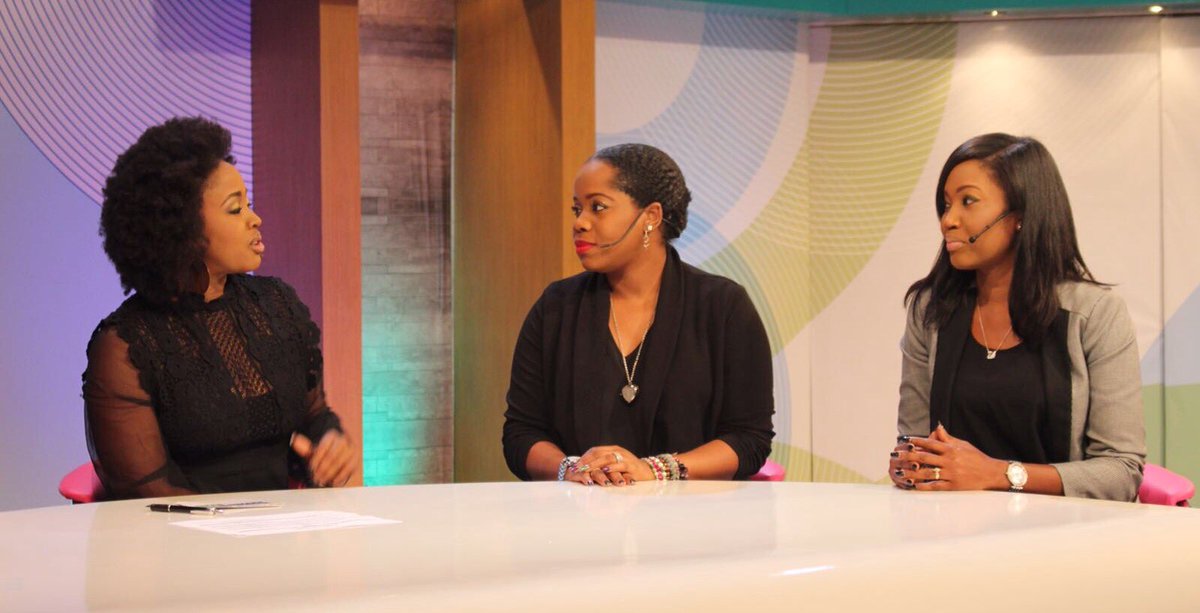tvj_daytimelive's tweet photo. We at daytime LIVE! stood in solidarity with women across Jamaica who wore black this week in support of #EVAW #daytimeCHAT #onlyonTVJ βΌοΈ https://t.co/gvZLfXE58N