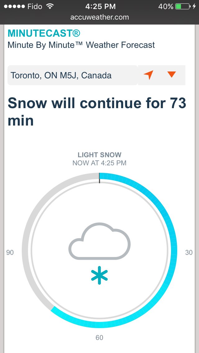 missprill's tweet photo. Alright snow, I'm timing you! #ExtremeAccuweather #73mins https://t.co/c34bCEU5CM