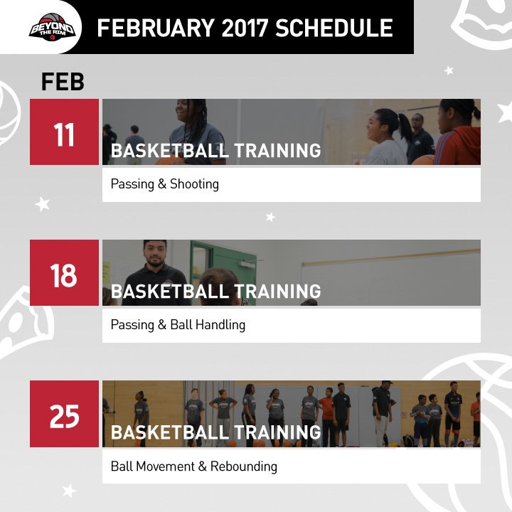 Beyond_The_Rim's tweet photo. Check out your basketball training schedule for the rest of the month! See you at 9:30AM tomorrow! @CentennialEDU @MLSEFoundation https://t.co/oW59rwfFWp