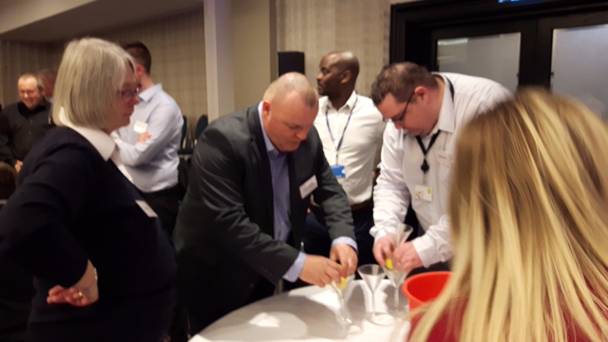 joannewitzer1's tweet photo. Amazing activity in the afternoon #cleaningconference What fun πππ @servestlearning @RetailCleaning @servest_uk @NeilCreasey https://t.co/gKArFZmTRX