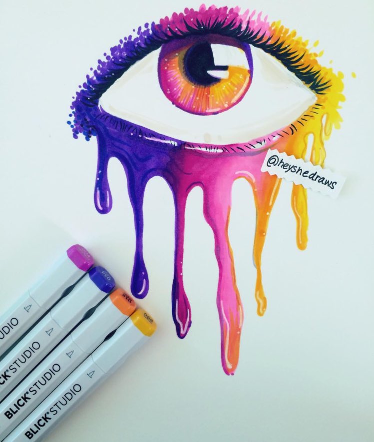 heyshedraws's tweet photo. I see color.
Which eye is your fave?!
#illhueminati #art #painting #rt #marker #blickstudio #artist #Artisthour #blick #blackartist https://t.co/YgbAJvlgmS
