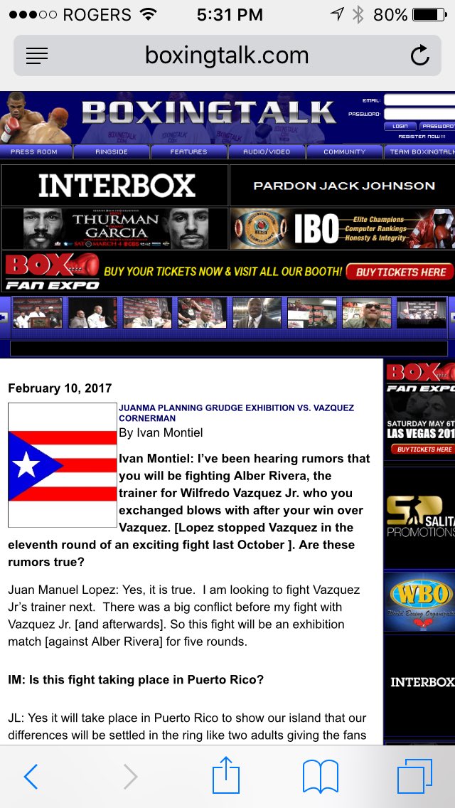 LatinoPorVida10's tweet image. Mi entrevista con @Juanma_Lopez 👊🏽🇵🇷@Boxingtalkg #BoxingInterview