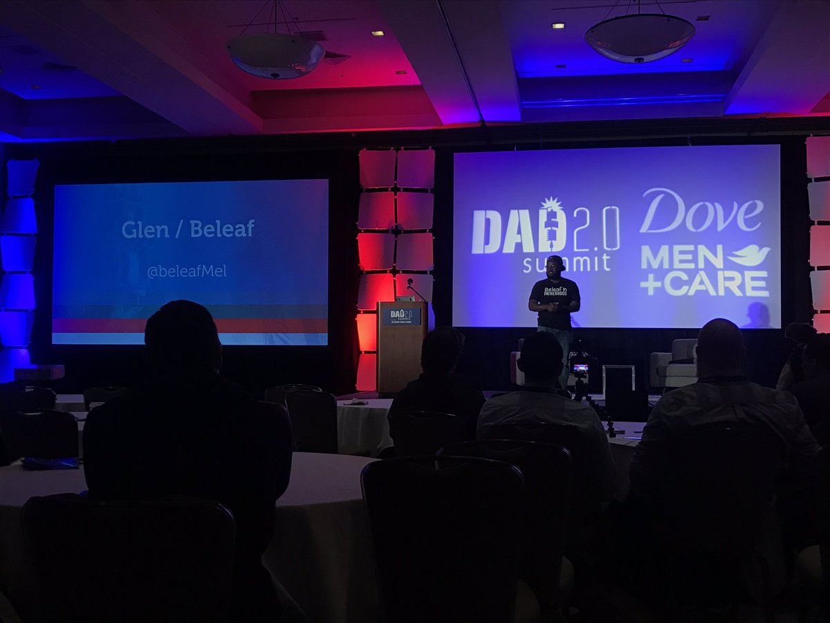 dadbattlefield's tweet photo. @BeleafMel speaking @dad2summit! Amazing example for fatherhood and authenticity. https://t.co/Ud55YJbLE4