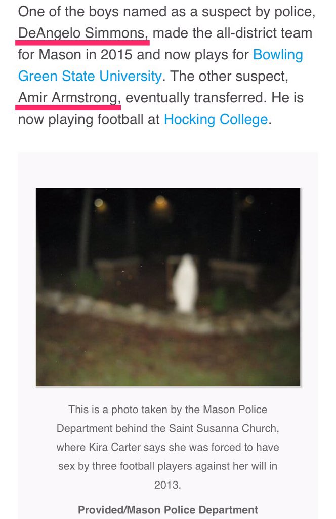 FireCastner's tweet image. Reporters say Mason Football's rape &amp;amp; assault culture is systemic. 2 more "star" suspects playing in college  #LGL