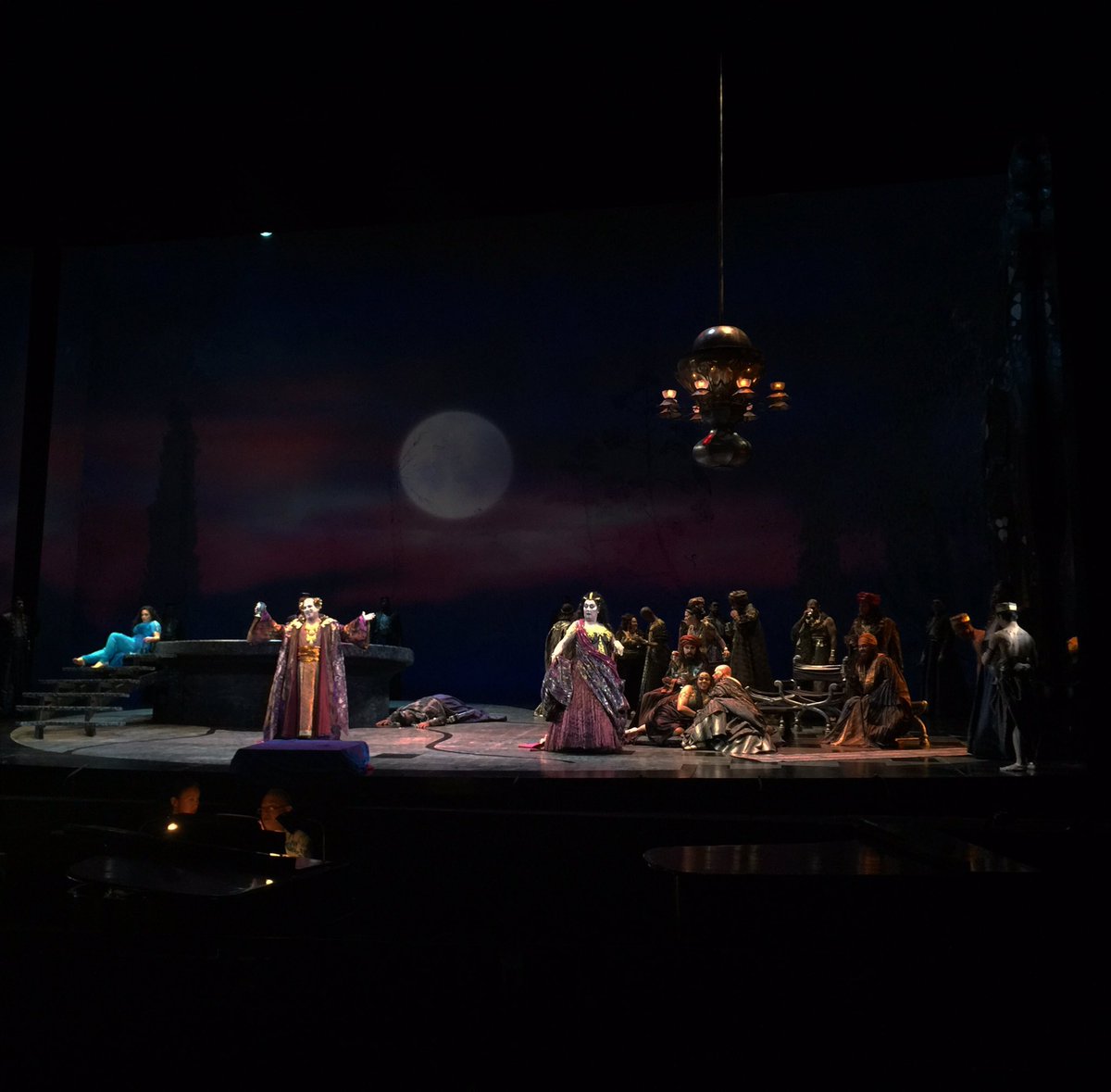 LAOpera's tweet image. We are in costumes for the first time! #Salome #rehearsals #costumes