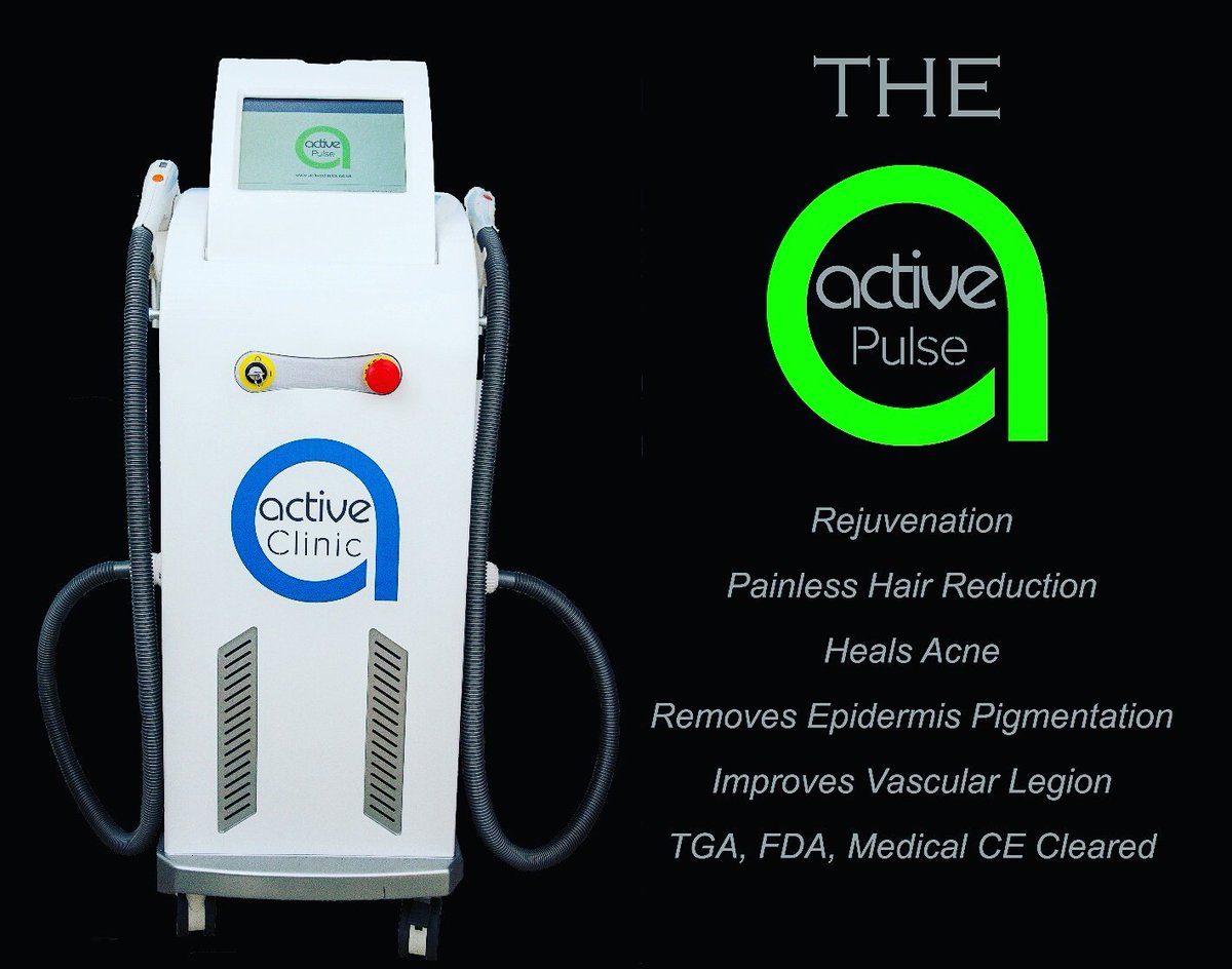 BlockchainBuzzF's tweet photo. #ActiveClinics are proud to introduce our very own #ActivePulse PAIN FREE Super Hair Removal machine, Uniquely designed for our clients. https://t.co/t81XSr85UU