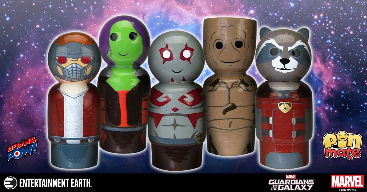 bifbangpow's tweet photo. Add to your #PinMate collection! New @Guardians of the Galaxy wooden figures at @EntEarth https://t.co/wfvYJ9Cqj8 https://t.co/swXk3TlKNw