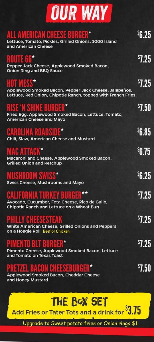 ABCRivergate's tweet photo. @ABCRivergate Pick the FREE "OUR WAY BURGER" that you will be ordering on Tuesday. 2-14 Taste the CHARGRILLED difference for FREE. #FREE https://t.co/WoB1e2grtD