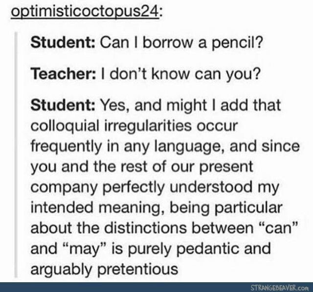 robinkuhn's tweet photo. I will any of my students an A if they can explain to me why this is so freaking funny....# English humor #honestpromise https://t.co/ksVgSrxrX9