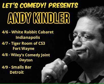 Bringing the best to the Midwest! Tickets for all 4 of these <a href="/AndyKindler/">Andy Kindler</a> shows are up now on eventbrite.com!