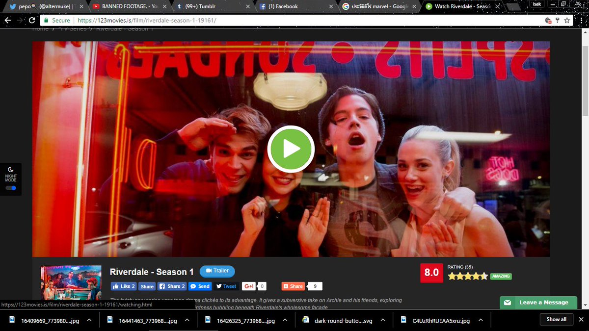 สวัสดีครับ ดีแลน ยังอยู่นะฮะ วันนี้อยากฝากแฟนๆให้ติดตามซีรี่ย์แฝดผมหน่อยอะ เรื่องriverdale อย่าลืมไปชมกันละ ;D