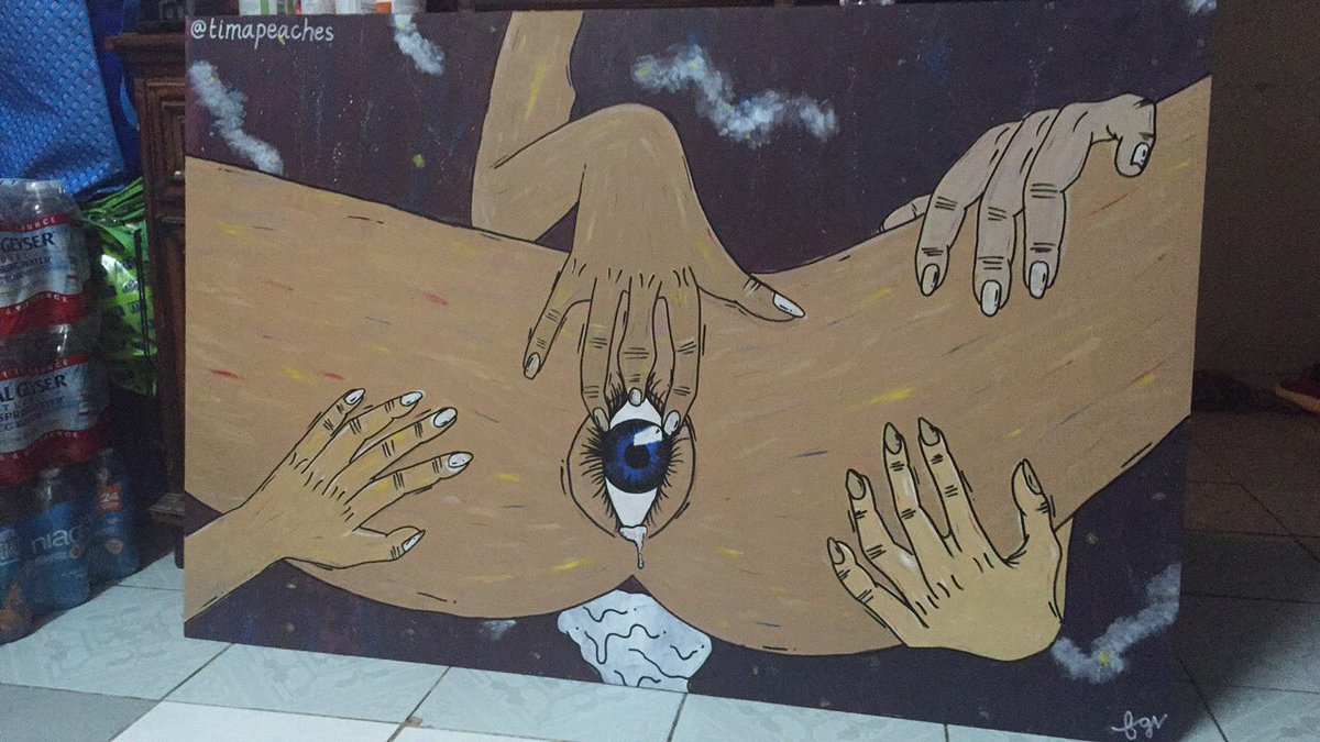 timapeaches's tweet photo. Thankful for the opportunity to paint live and share my work with everyone (sappier post on insta๐
) #baecasso @CSWSTHENATIVE @WHOISJPARADISE https://t.co/ONuIF9WyX3