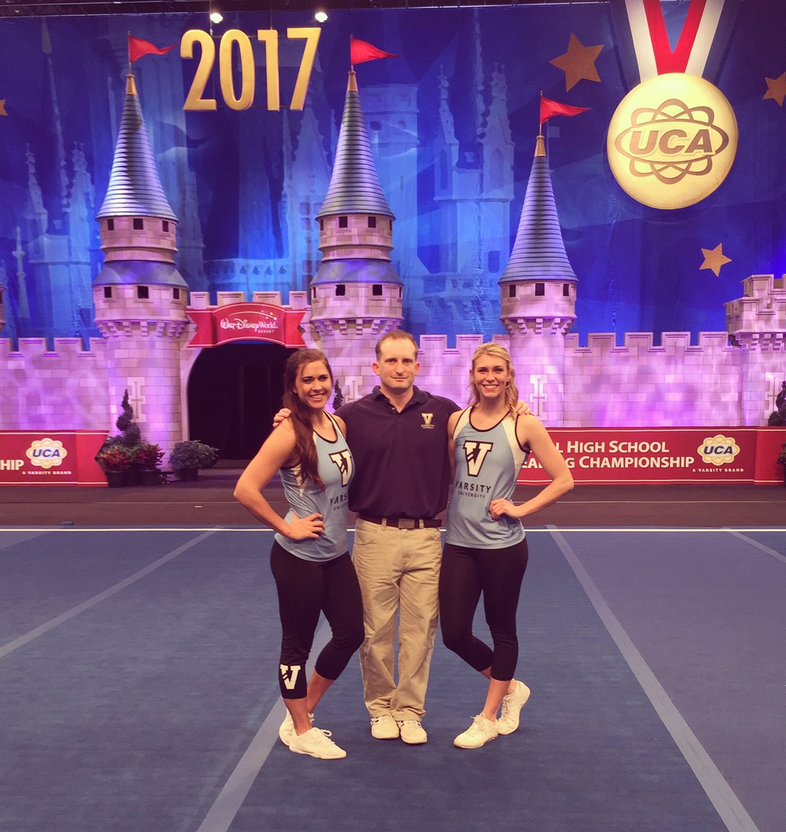 We've had an awesome day filming for Varsity University in front of the castle! Who's excited for #UCAnationals to start tomorrow?!