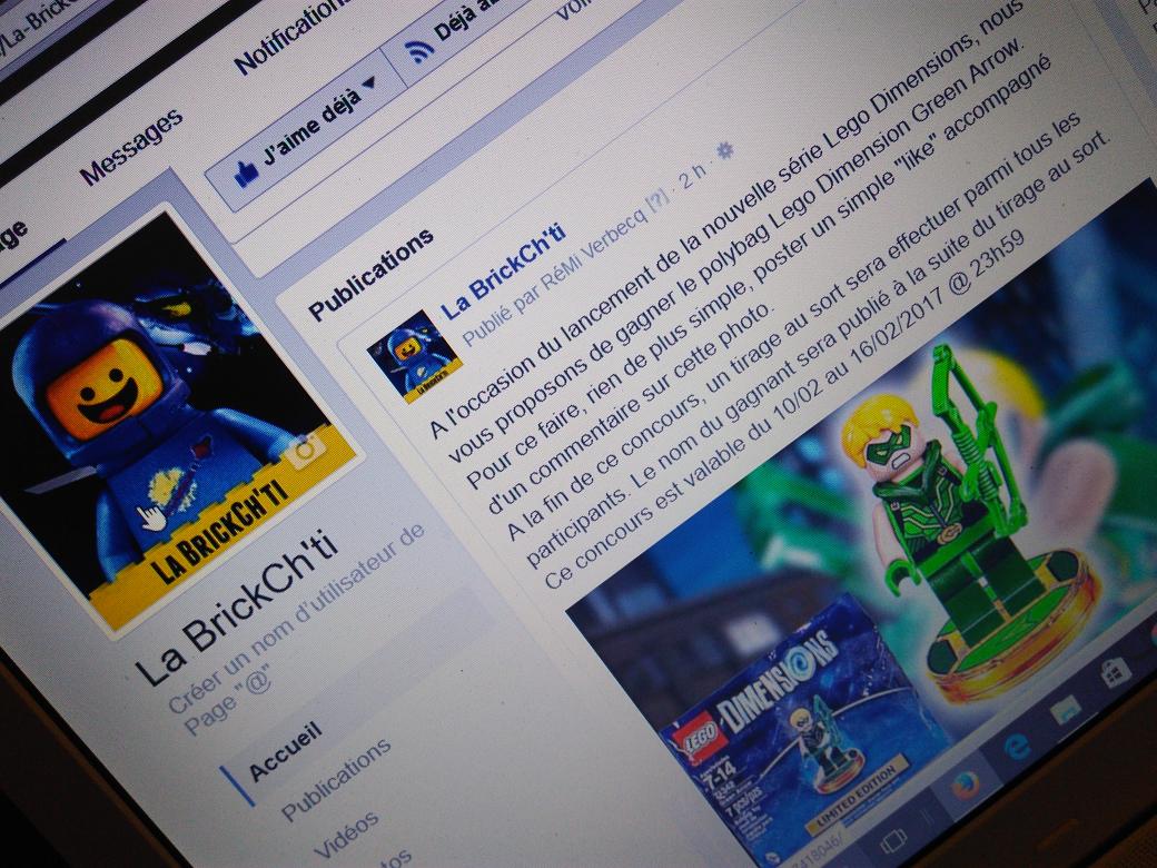 Concours #lego sur la page Facebook...