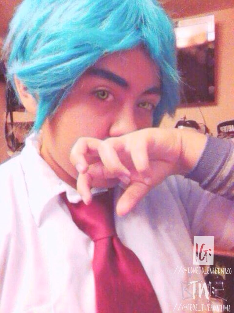 Fede_TheFuntime's tweet photo. Era ahora o nunca (?) Hice la peluca lo mejor que pude TTwTT AMO ESTE NUEVO BON💙✨ @edd00chan #FNAFHS esperando la nueva temporada muy feliz! https://t.co/7s1XoFXUU8