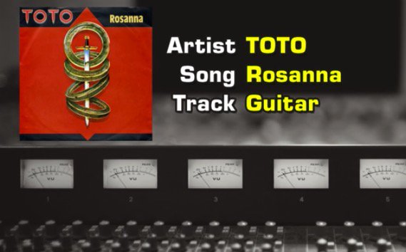 bobbyowsinski's tweet photo. Toto "Rosanna" Isolated Guitars. A great example of A-list studio playing. https://t.co/thx2qCkrAl #producer #bands https://t.co/ks8ONHyA1F