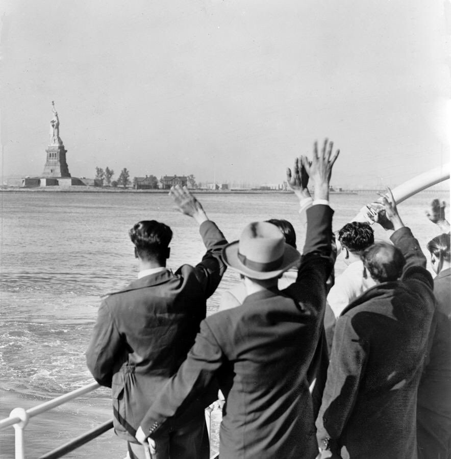 sjecc's tweet photo. "Give me your tired, your poor, your huddled masses yearning to breathe free, the wretched refuse of your teeming shore. Send these..." https://t.co/ofCLwcT7Lt