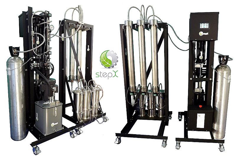 StepExtraction's tweet photo. Triple reactor set up. Low power, Low cost, High yield. #stepextraction #co2extraction https://t.co/bUSD8Zrz6R
