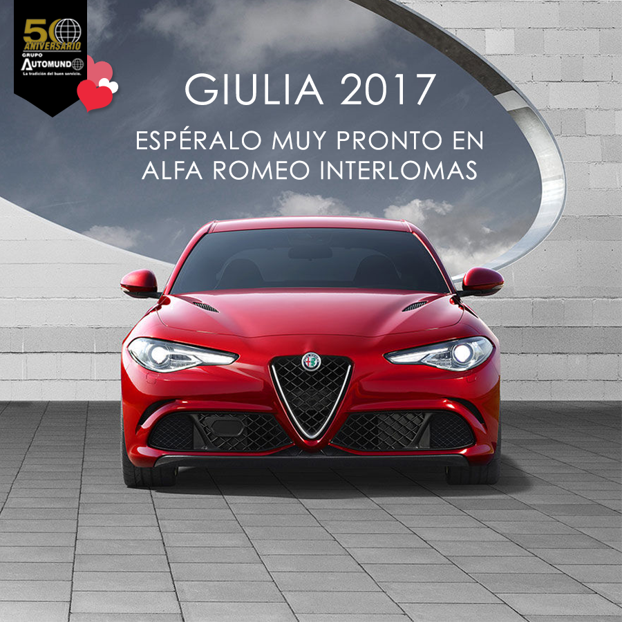 grupoautomundo's tweet photo. Descubre el sello único de #AlfaRomeo con el nuevo Guilia en #GrupoAutomundo #AutomundoInterlomas #AutomundoVallejo
Cotiza vía inbox. https://t.co/MwPf2e23Bk