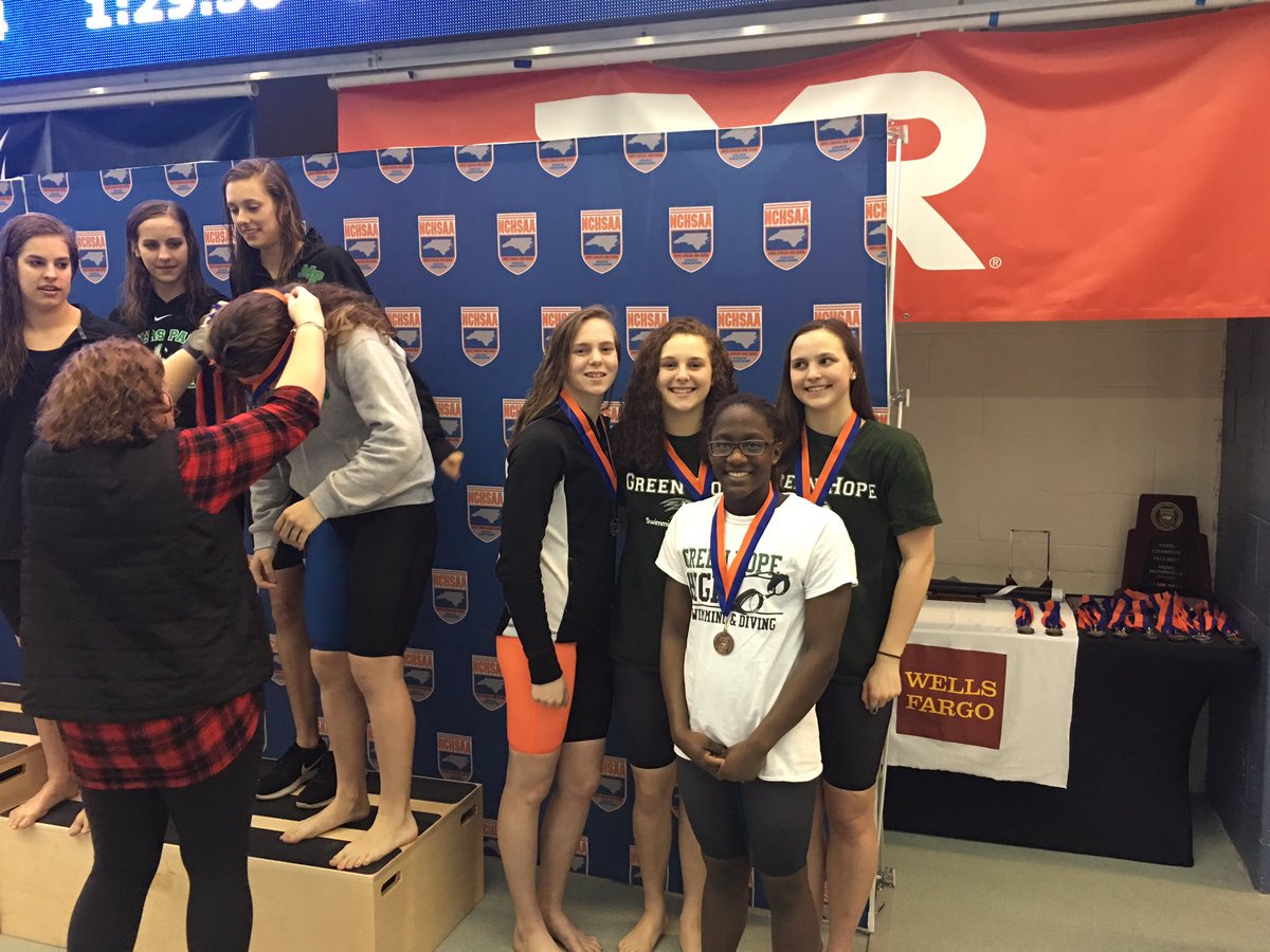 GHSwimDive's tweet photo. Women's 200 freestyle relay placing 4th #FalconNation #GoFalcons https://t.co/Y3DQCbcMzG