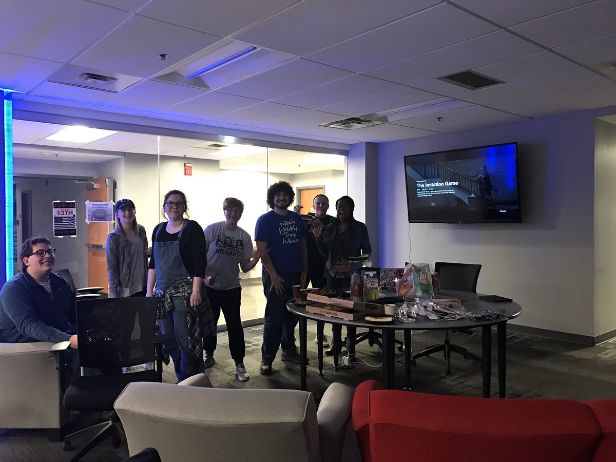 WJCPhysics's tweet photo. Our surprise movie was The Imitation Game! Oh and the chicken was goood! 😋 #enigma#decryption#jewellplc#societyofphysicsstudents https://t.co/PCi5C9AhyA