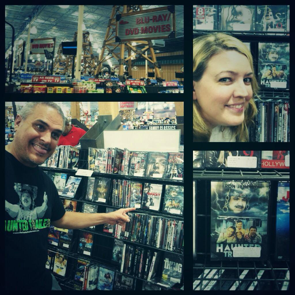 schooledmovie's tweet photo. #FlashbackFriday When our first movie @HauntedTrailer hit the shelves at #fryes in 2013! #Goodtimes #horrorcomedy #indiefilm #producers https://t.co/LsoigVByK8
