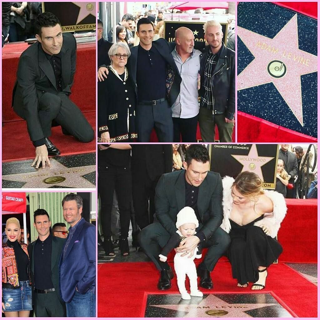FaranduleandoVE's tweet photo. #adamlevine  develo su estrella en el #paseodelafama de #hollywood junto a su familia, la … https://t.co/b5qszG2qmS https://t.co/rSkkQL01VX