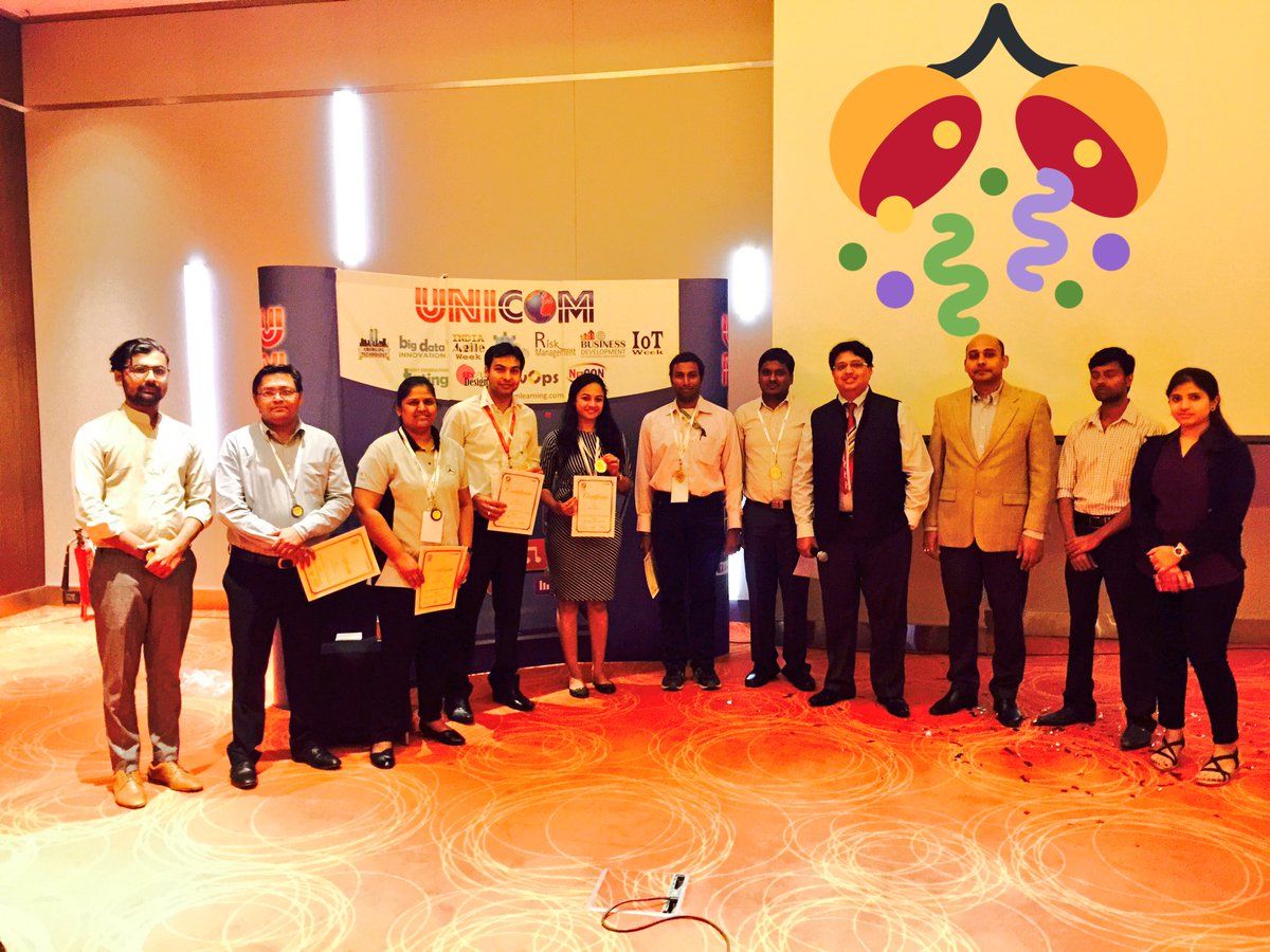 smacconf's tweet photo. Winners of #AnalyticsOlympiad 2017- Team @BrillioGlobal won the gold medal, Team @MercedesBenz Silver. #SMACCONF https://t.co/iTn1uFmSxj