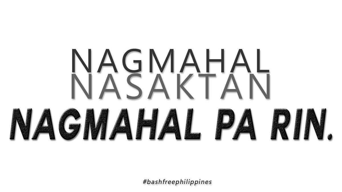 bashfreephil's tweet image. Nagmahal, nasaktan, nagmahal pa rin.
Tanong ng bayan: Makatarungan bang gawin ito?
#bashfreephilippines