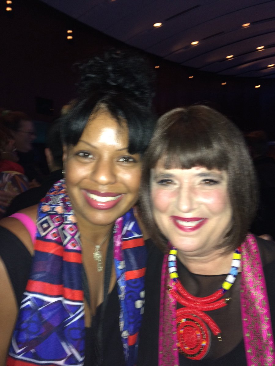 ayeshanizhoni's tweet photo. Athena List finalist Ayesha Nizhoni with the incredible Eve Ensler at the Athena Film Festival. #Athena17, AthenaFilmFestival, #AthenaList https://t.co/NPuxqkyDs2