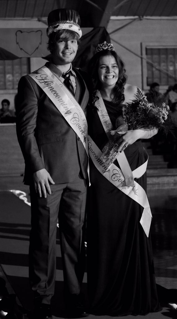 Congratulations to our homecoming King and Queen: Ryan Adams and April Bennett!