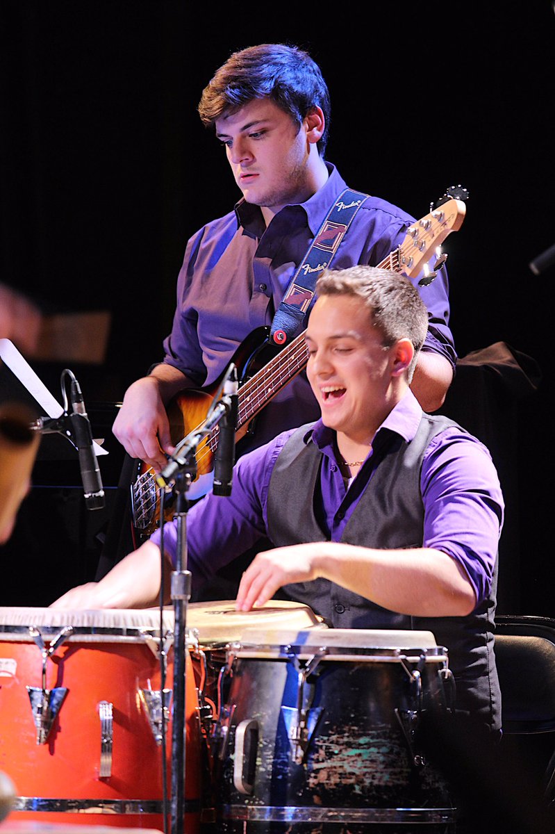 Latin Night continues with the Latin Jazz Ensemble directed by <a href="/HilarioDuran/">Hilario Duran</a> #HumbeMusicLive