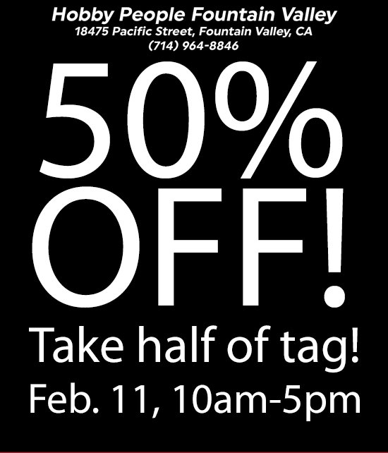 Get 50% Off Tag! Everything must go - even our office supplies! Open warehouse - We can't fit everything in the store!