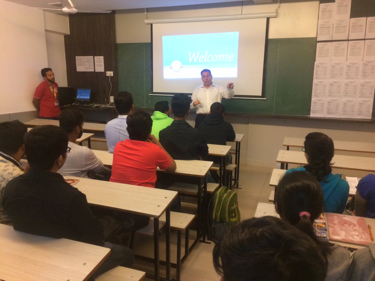boutiqueuniv's tweet photo. Thanks EEC Surat for letting us visit and speak with students! https://t.co/ezn6JoItul