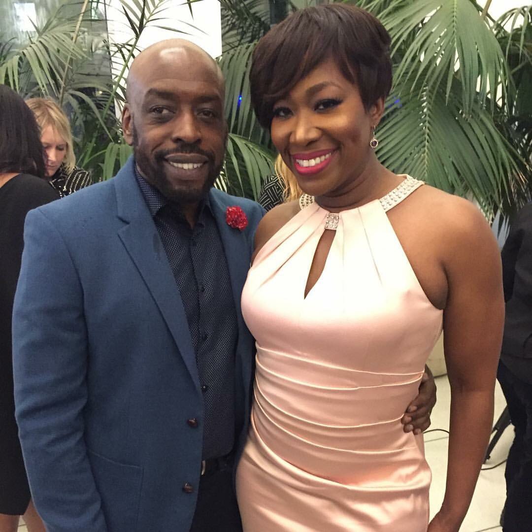 Joy-Ann Reid with her husband Jason Reid