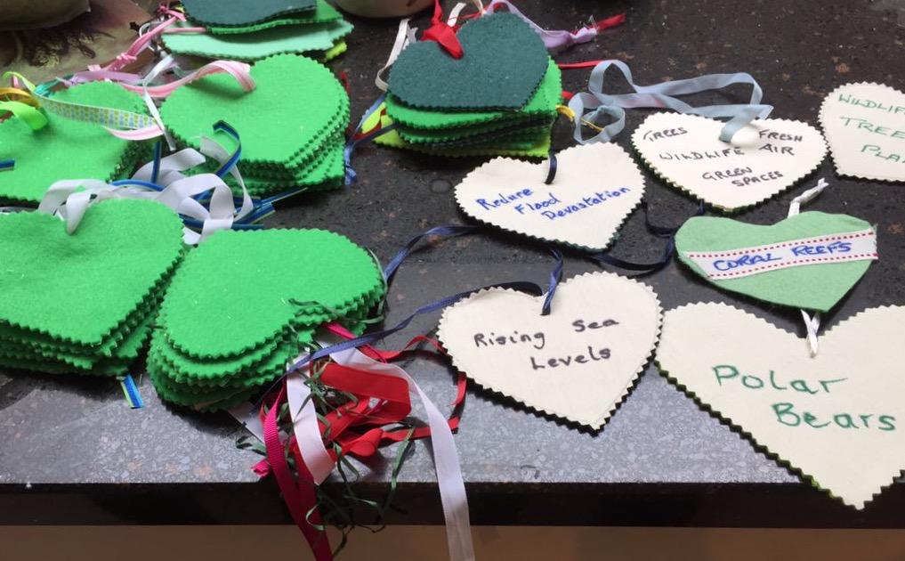 Support the WI campaign fill in a green heart to show what you'd miss with climate change. #wi #food #foodie #climatechange