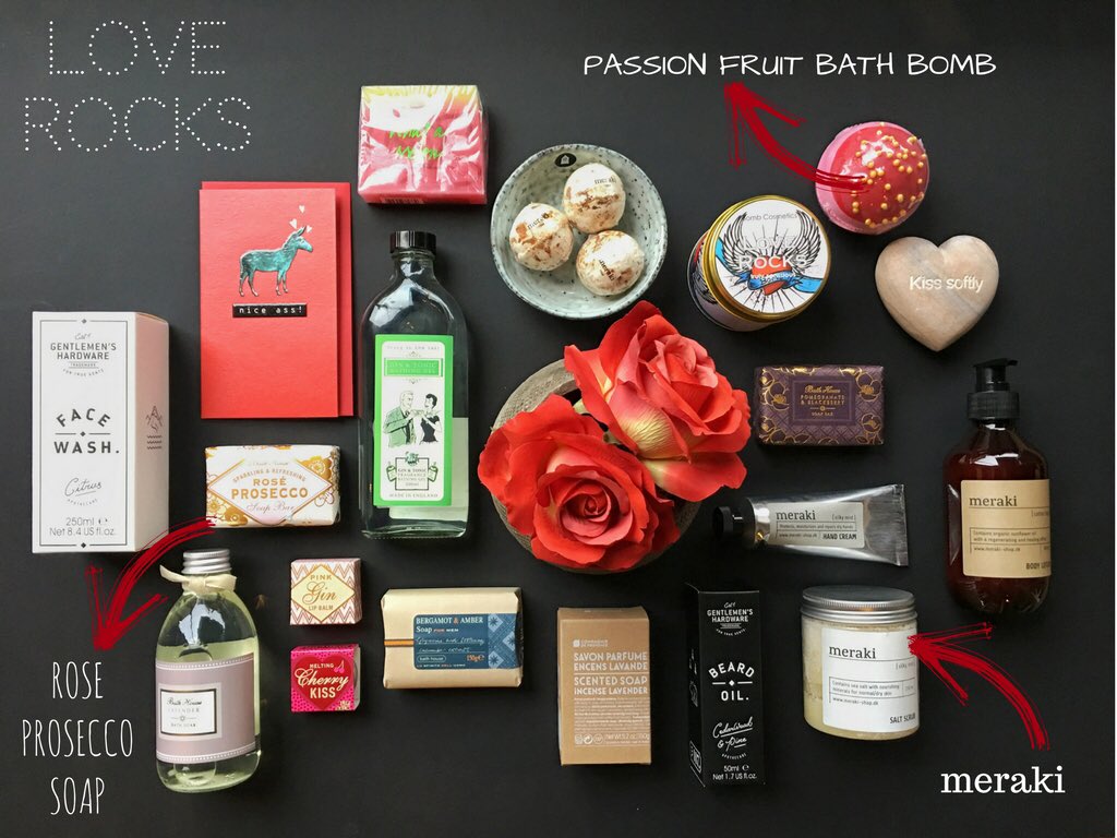 Rock their world this Valentine's Day #ValentinesDay #Hitchin #Hermitagerd&amp;Co #gifts #housedoctor #bathhouse #meraki #stylenvy 😘