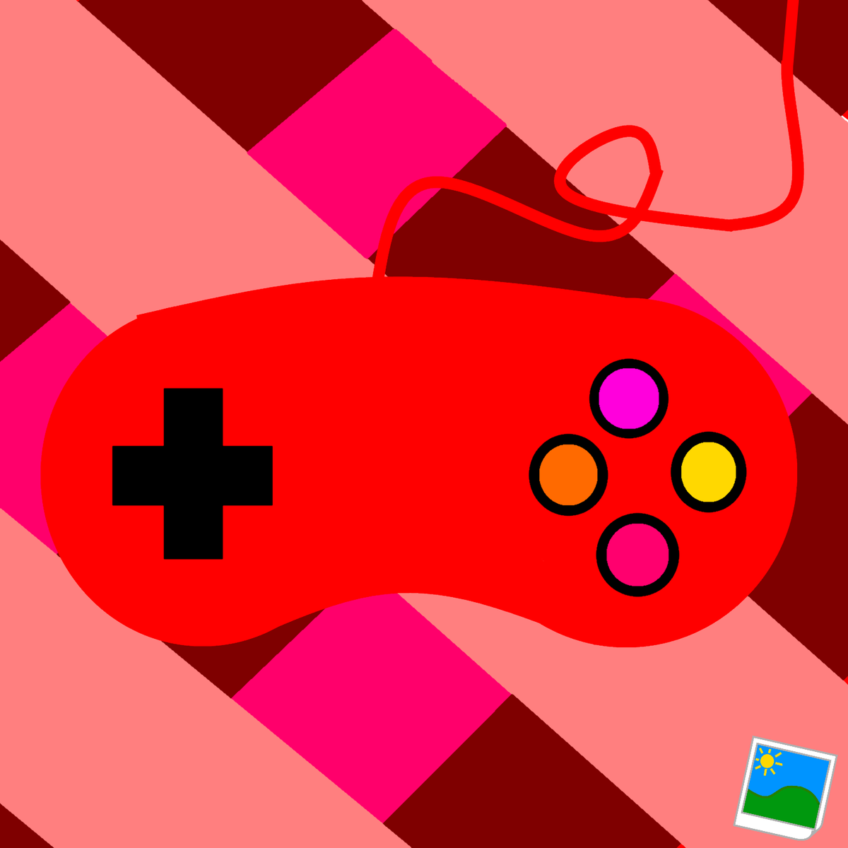 PicProject_'s tweet photo. Last up for the #RED #PicProject is a #Gaming #Controller, as we strive to have fun while raising awareness for HIV/AIDS. #KeepFighting @RED https://t.co/oLBWBdFs0w