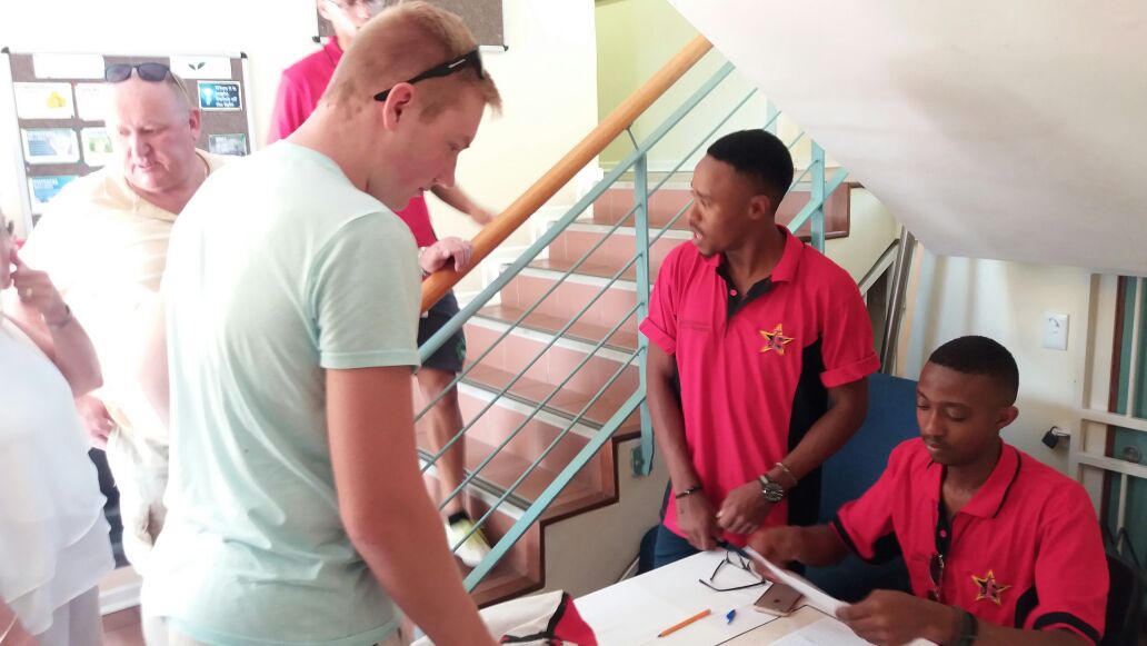 cathannie's tweet photo. Joe Slovo HC welcoming #rufirstyears https://t.co/05Mm6KoqKg